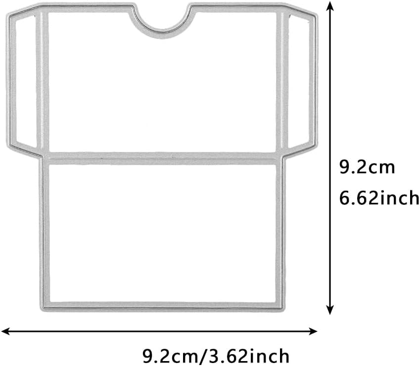 Metal Cutting Dies DIY Embossing Stencil Template Scrapbooking Card Making Mold Photo Album Arts Crafts Tools (Envelope 9.2x9.2cm)