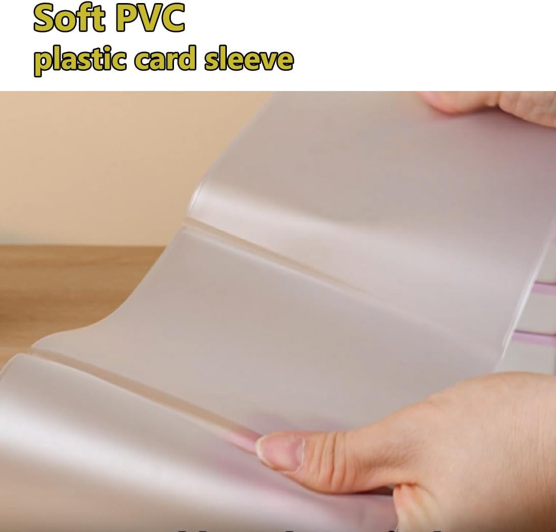 aoG Mahjong Card Holder for Mah Jongg Hands and Rules, Non Glare, PVC Plastic, Soft, Durable, 2025 (Large - 4 pcs)