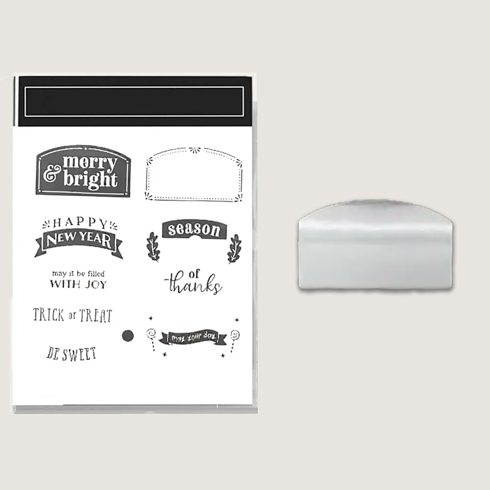 2025-2026 Stamps and Dies for Card Making, Stamps and Dies Set 2025 for Christmas and Halloween, Die Cut DIY Various Festivals Album Scrapbooking Birthdays Greeting Card (M4340)