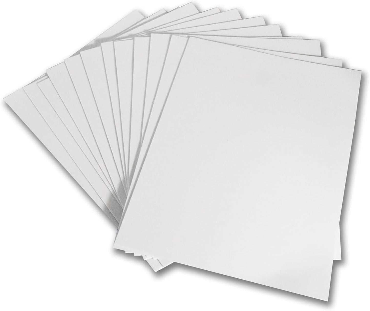 QIDIWIN EVA Foam Craft Sheets - 9x12 Inch 2mm Thick Versatile Non-Adhesive Foam for DIY, Cosplay, Scrapbooking, Classroom Projects - Durable, Flexible, Perfect for Crafting, 12 Pack(White)