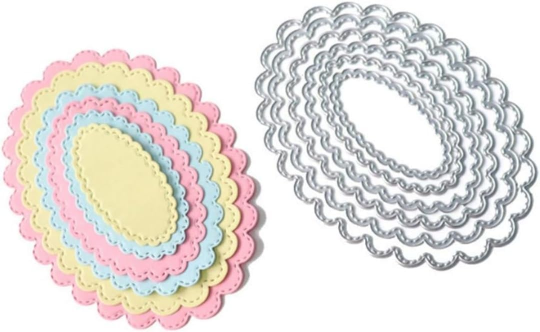 Mvchifay Cutting Dies for Card Making Metal Die-Cuts Scrapbooking Tool Hollow Frame DIY Craft Punch Template Embossing for Paper Album Decor (Sunflower-11.1x14.3cm)