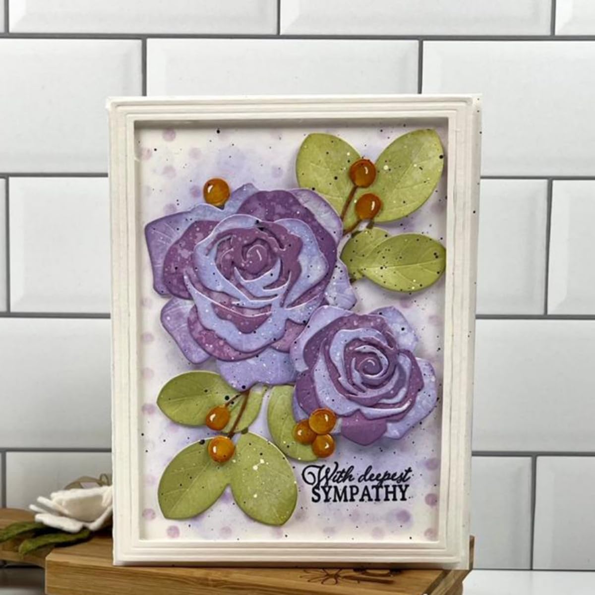 Cutting Dies Metal Stencils Scrapbooking Tools DIY Embossing Template for Paper Card Making Album Arts Crafts Supplies (Flower Set A-10.2x14.3cm)