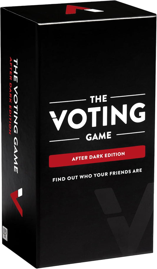 The Voting Game After Dark Edition - The Hilarious Adult Party Card Game About Finding Out Who Your Friends are - Perfect for College Students, Fun Parties and Board Games Night with Your Group