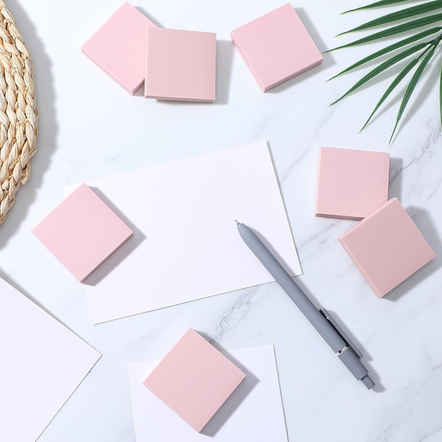 30 Pcs 2" X 2" Rubber Carving Blocks Linoleum Blocks for Printmaking, Stamp Making, DIY Crafting, Scrapbook, Painting, Soft and Easy to Carve (Pink)