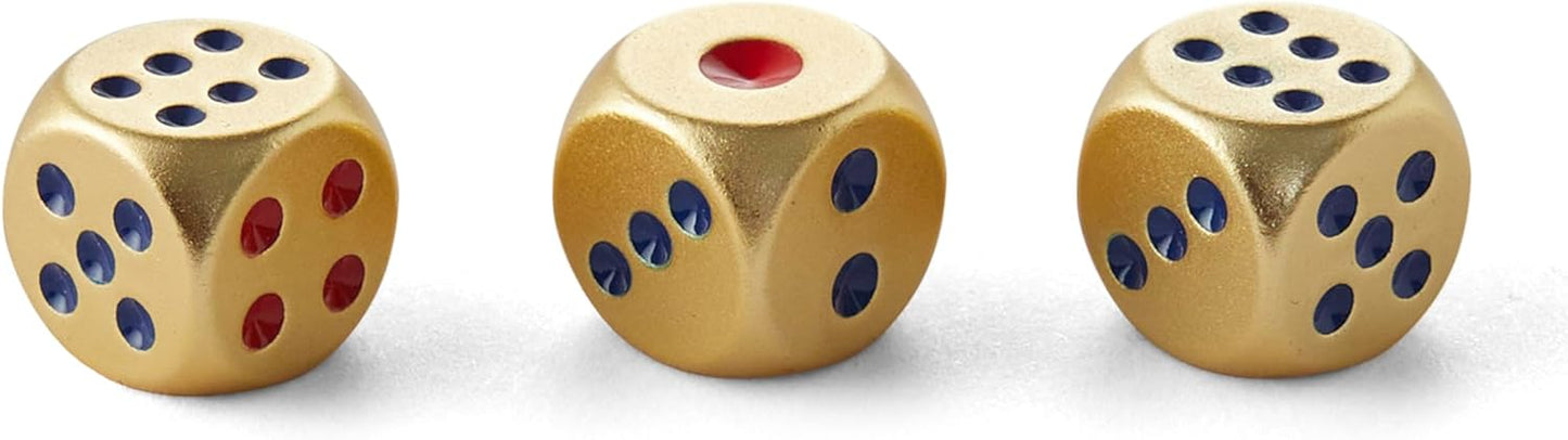 Mahjong All-in-One Tile Rack & Pusher, Acrylic Mahjong Combo, Enhanced Mah Jongg Tile Holders Set of 4 with 3 Goldern Dics (Beige White)