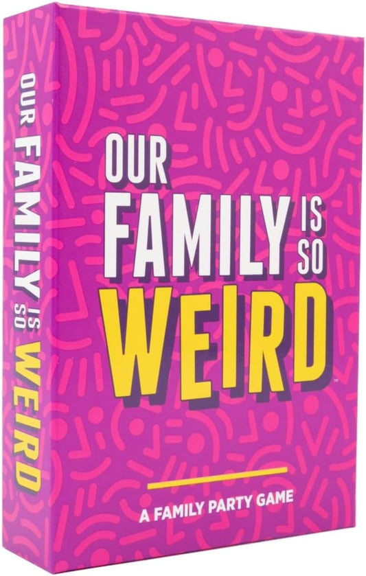 DSS Games Our Family is So Weird [A Family Card Game to Decide Who’s Most Likely to | Game Night Idea for Kids, Adults & Groups | Great for Halloween, Stocking Stuffers, Friendsgiving, Thanksgiving]