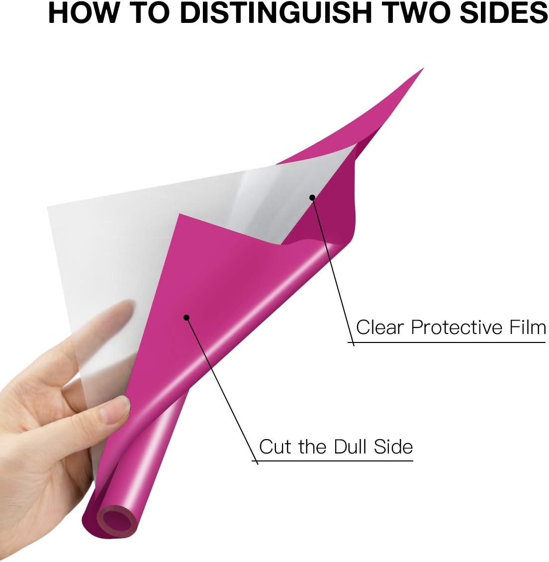 JANDJPACKAGING HTV Heat Transfer Vinyl Bundle - 12" x 5ft HTV Vinyl Rolls for All Cutting Machines 12Pack Assorted Colors Iron on Vinyl Bundle