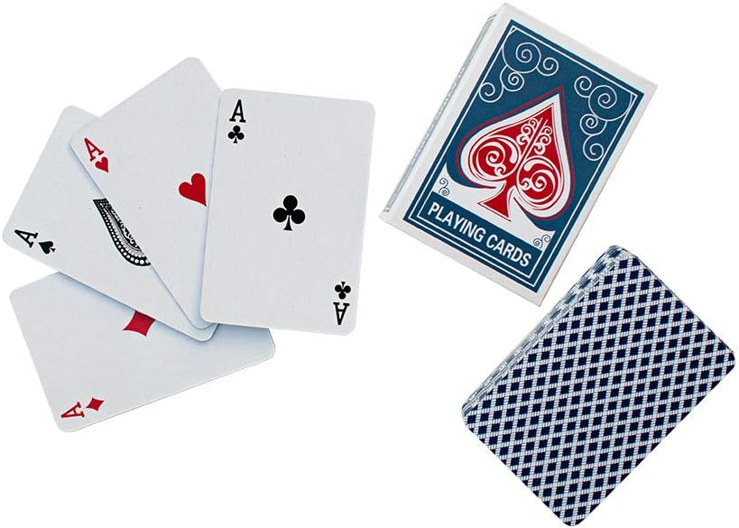 Alex Cramer The Perfect Traveler Classic Domino Set with Leather-Look Travel Case and a Deck of Miniature Playing Cards (Domino Set)