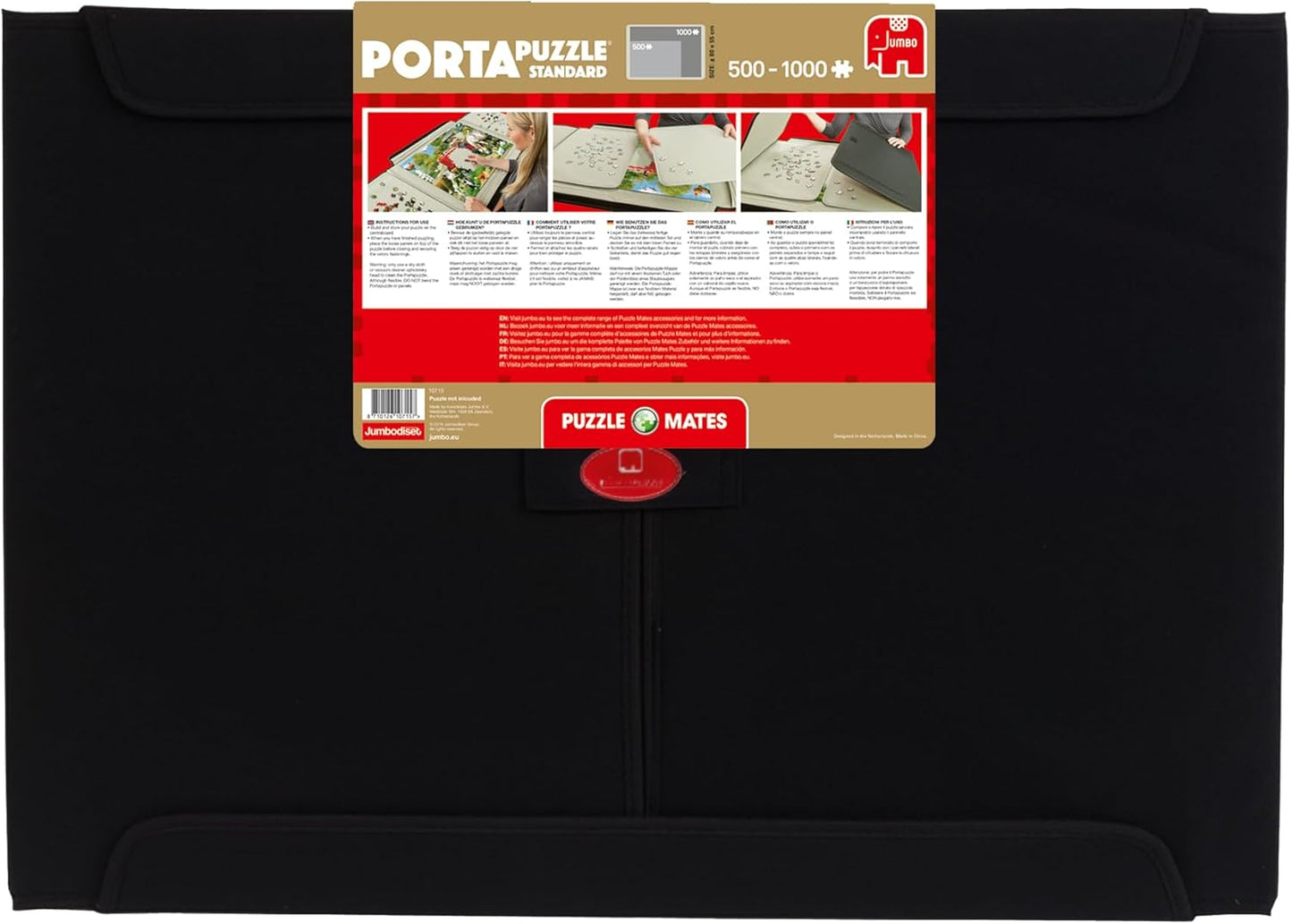 Jumbo, Puzzle Mates, Portapuzzle - Standard 1,000 Piece, Jigsaw Puzzle Accessories