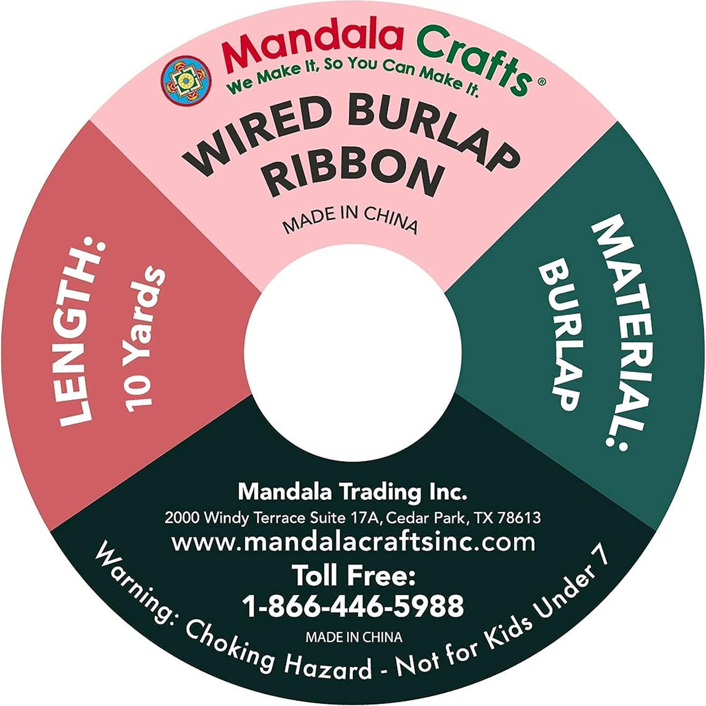 Mandala Crafts Yellow Burlap Wired Ribbon 1 Inches Wide Jute Ribbons for Crafts - 10 Yds Roll Rustic Burlap Wrap Trim Ribbons for Wreaths Bows Party Decoration