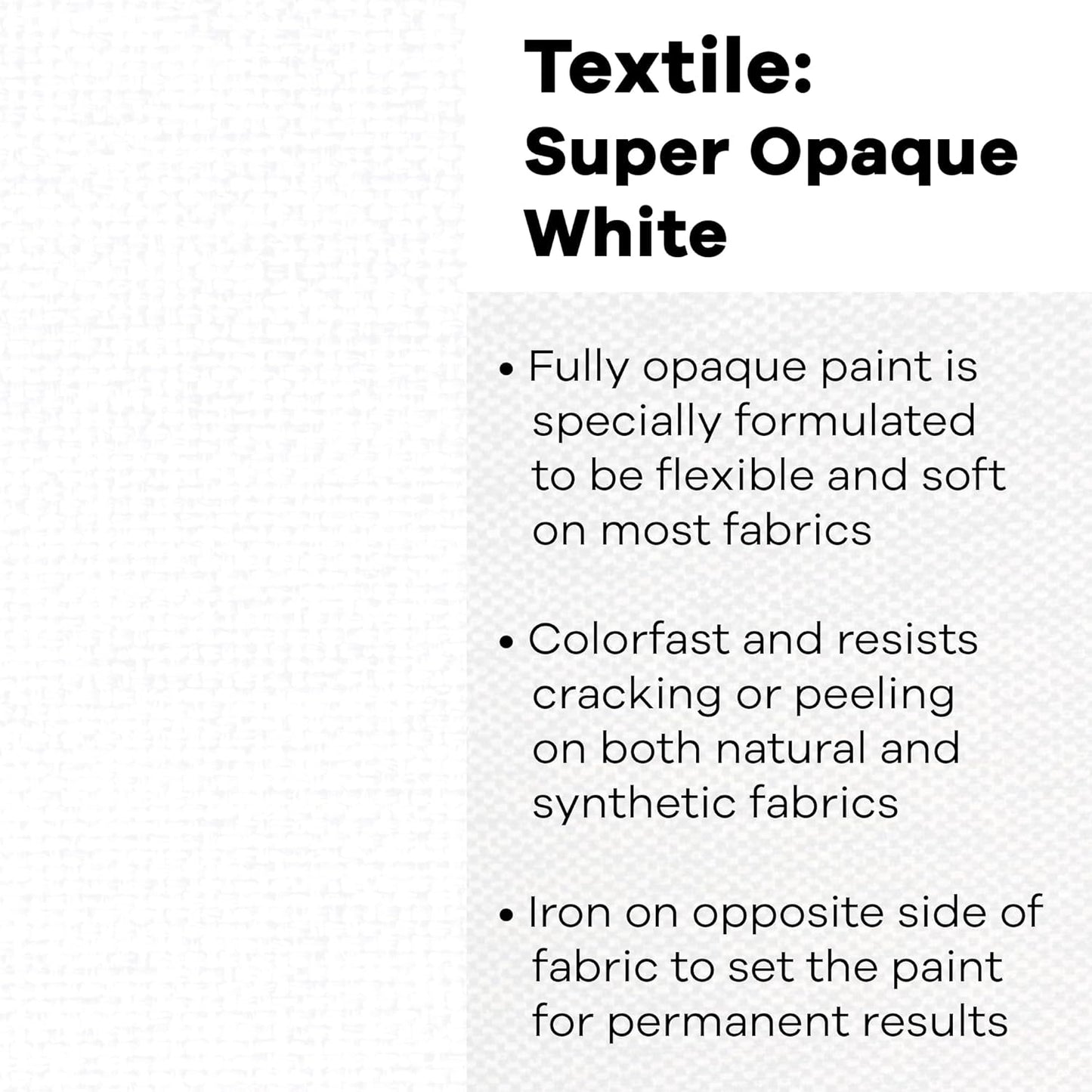 Jacquard Textile Super Opaque White 8oz-