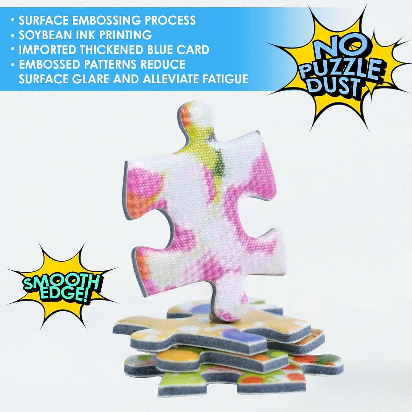 MOMIBOOK Jigsaw Puzzles 1000 Pieces Puzzle for Adults of Sea Breeze Florist, Painting Image Seaside Flower Shop Difficult Challenging Hard Impossible Puzzle Unique Christmas Birthday Gifts