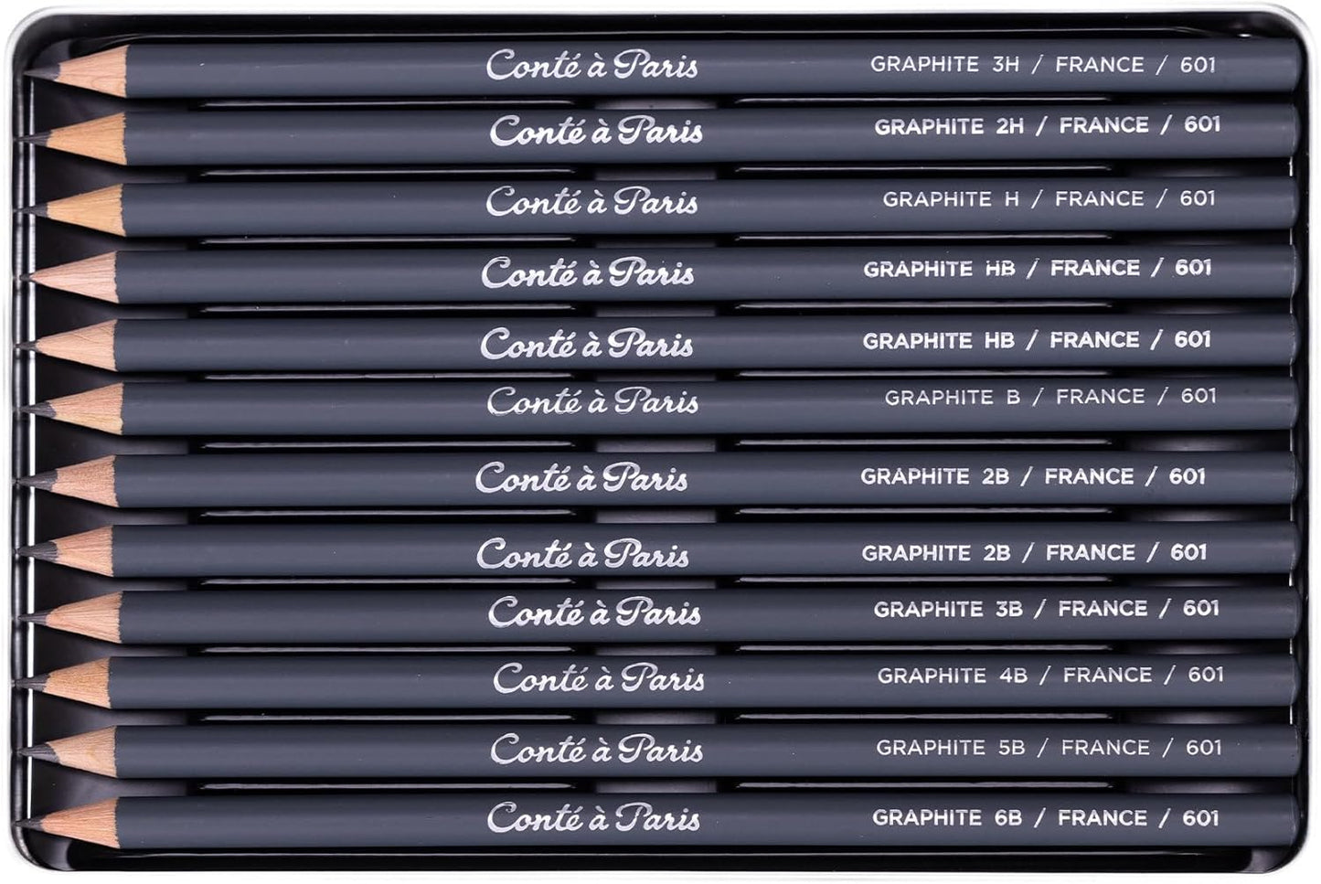 Conté à Paris 12 Count Assorted Graphite Pencil Drawing Set