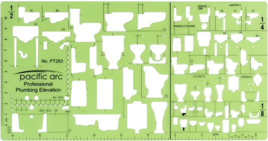 Pacific Arc Professional Plumbing Elevation Template Guide