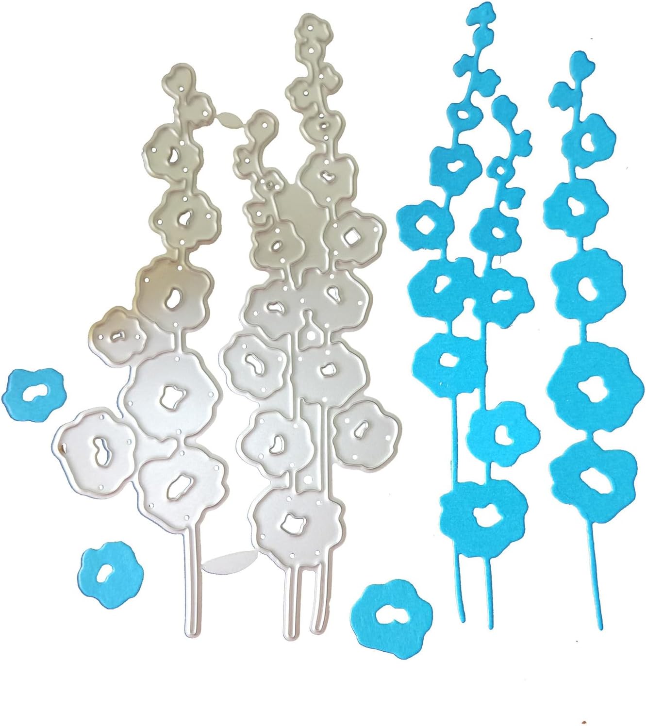 3D Background Cutting Dies Metal Stencils Scrapbooking Tools Flowers Lace Frame DIY Embossing Template for Paper Card Making Album Arts Crafts Supplies (Flowers Bunch-6.5x12cm)