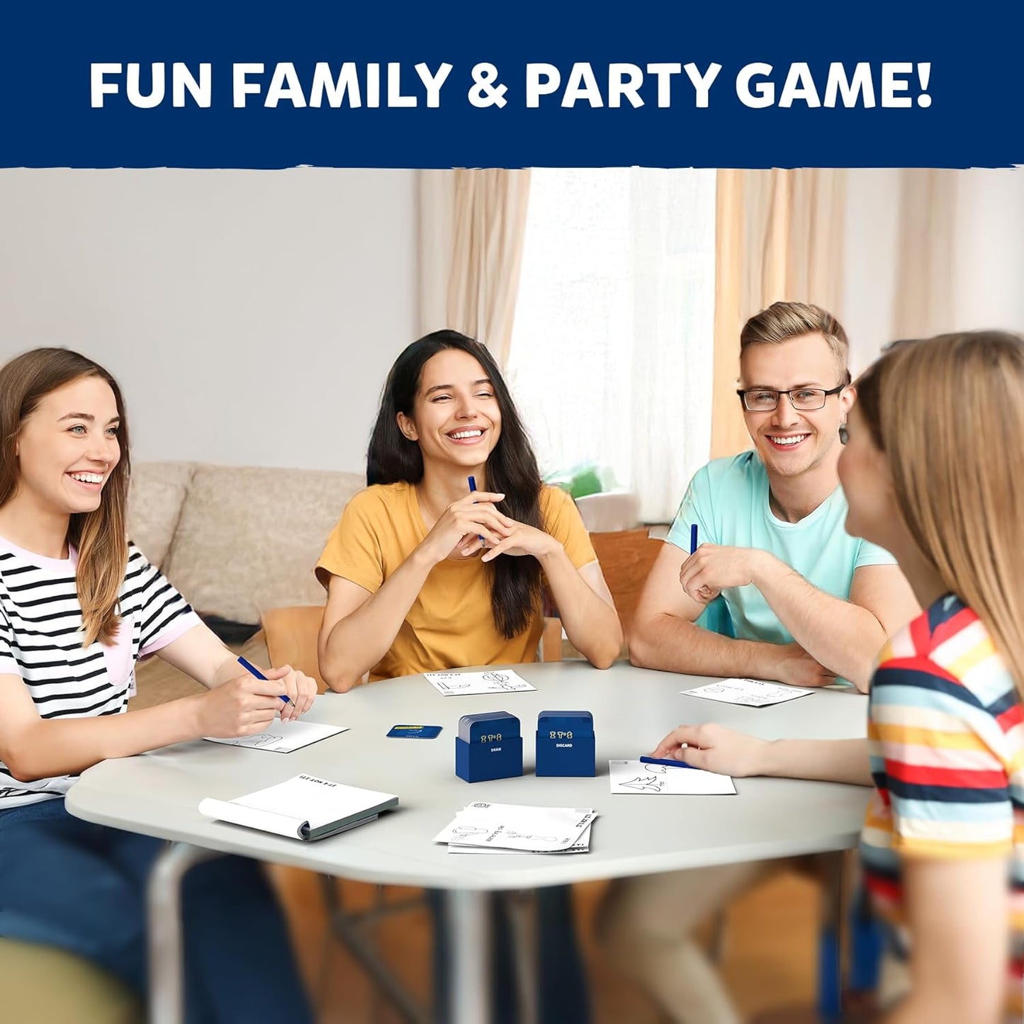 Skillmatics Card & Board Game - It Can't Be, Race to Doodle, Hilarious Drawing Game, Fast-paced Christmas Fun for Families, Parties & Game Nights, Gifts for Kids, Teens, Adults Ages 7, 8, 9, 10 & Up