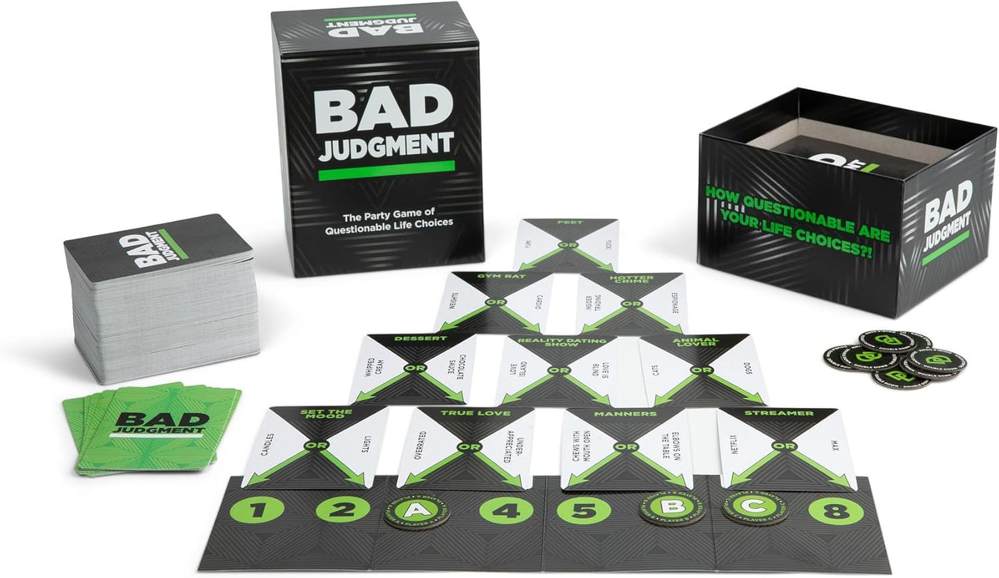 Party Game - The Game of Questionable Life Choices - Adult Card Game for White Elephant Parties and Board Games Night with Your Friends