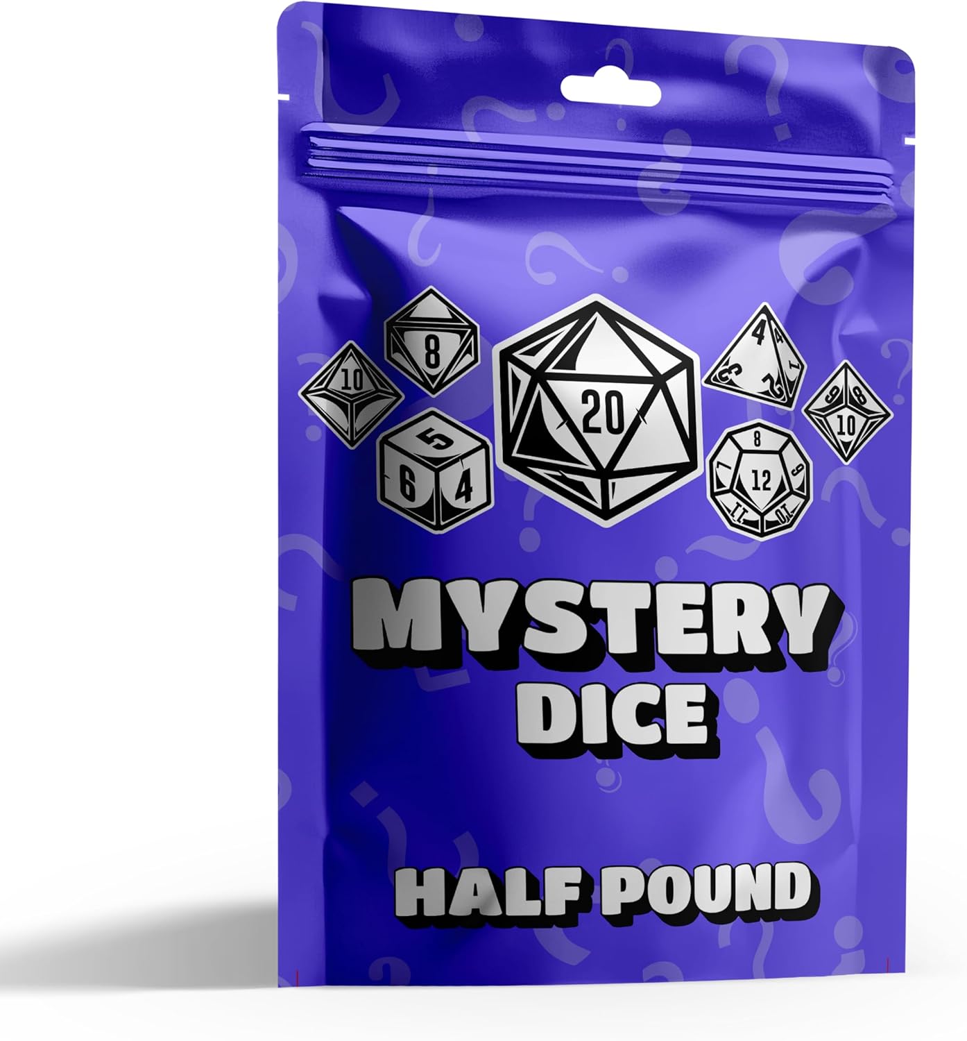 Half-Pound Mystery Dice Bag – Full Polyhedral Sets & Unique Secret Styles - Rainbow Transparent, Starry, Pearlescent, & Jade Textured Dice for RPG Gamers & Collectors