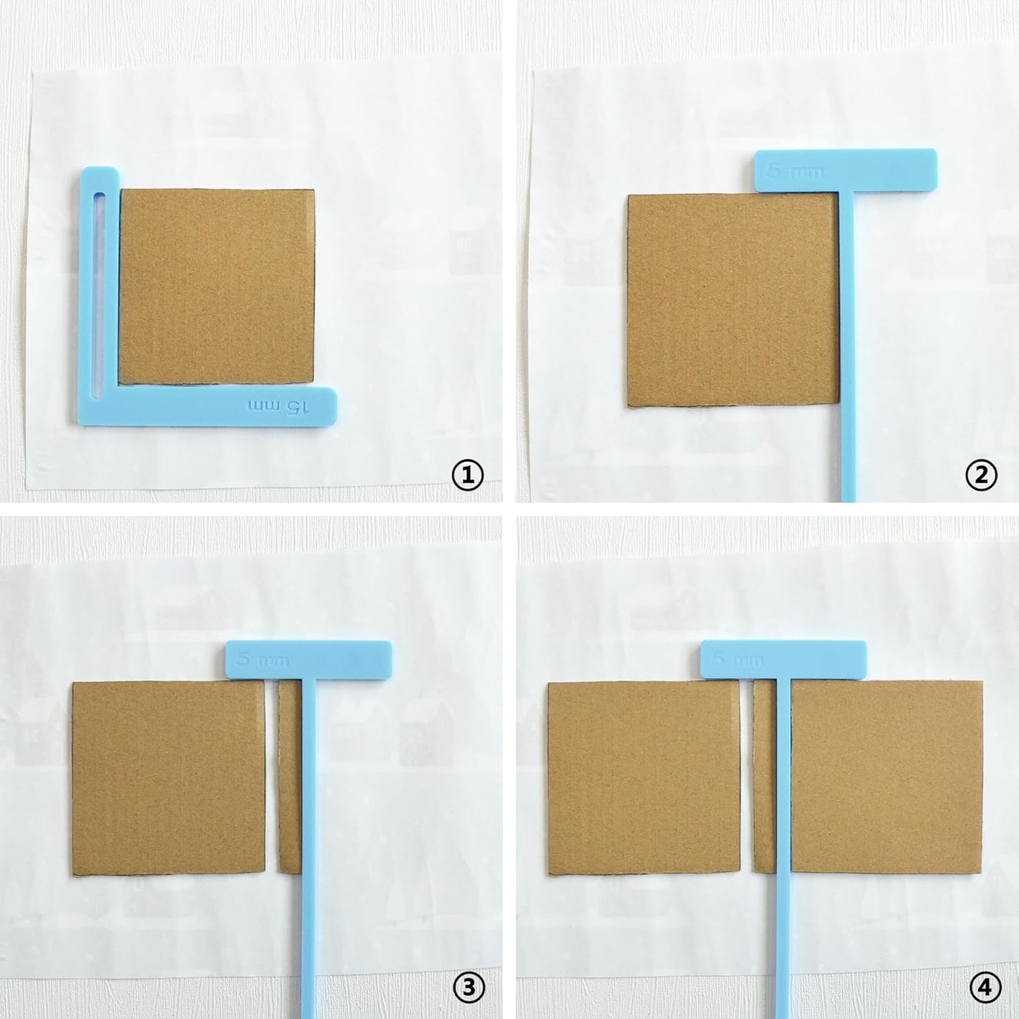 UPTTHOW 6Pcs Bookbinding Easy Scrapbooking Tool for Starter, Complete Great Stencils and Cutter Guide Kit Can Be Made into Notebook Calender Junk Journal Handbook