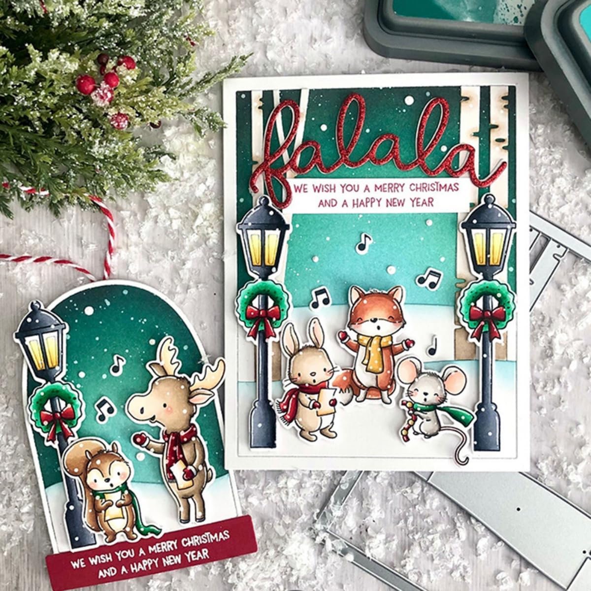 Cutting Dies Metal Stencils Scrapbooking Tools Flowers Lace Frame DIY Embossing Template for Paper Card Making Album Arts Crafts Supplies (Tree Frame B-11.1x14.2cm)