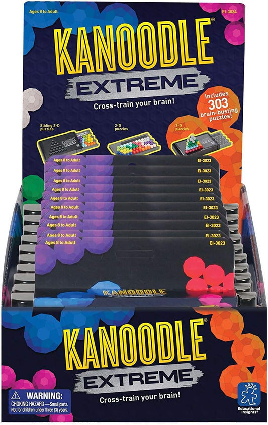 Educational Insights Kanoodle Extreme Classroom Pack of 10, Featuring Over 300 Challenges, Puzzle Challenges, Brain Teaser Game, Ages 8+