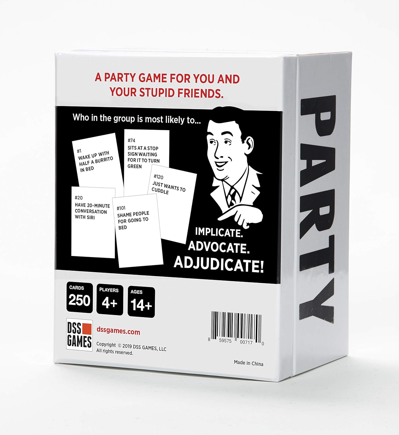 DSS Games Who's Most Likely to...Kinda Clean Family Edition [A Party Game | Great for Adults, Teens & Kids | Halloween, White Elephant Gift, Stocking Stuffer | Game Nights & Big Groups]