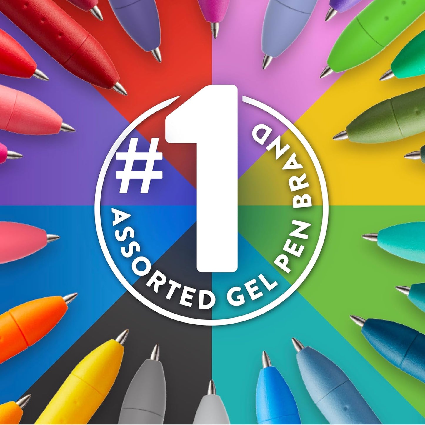 Paper Mate InkJoy Gel Pens Ultimate Pack, Retractable Pens, Featuring Classic, Bright!, and Metallic Pens, Assorted, 30 Count