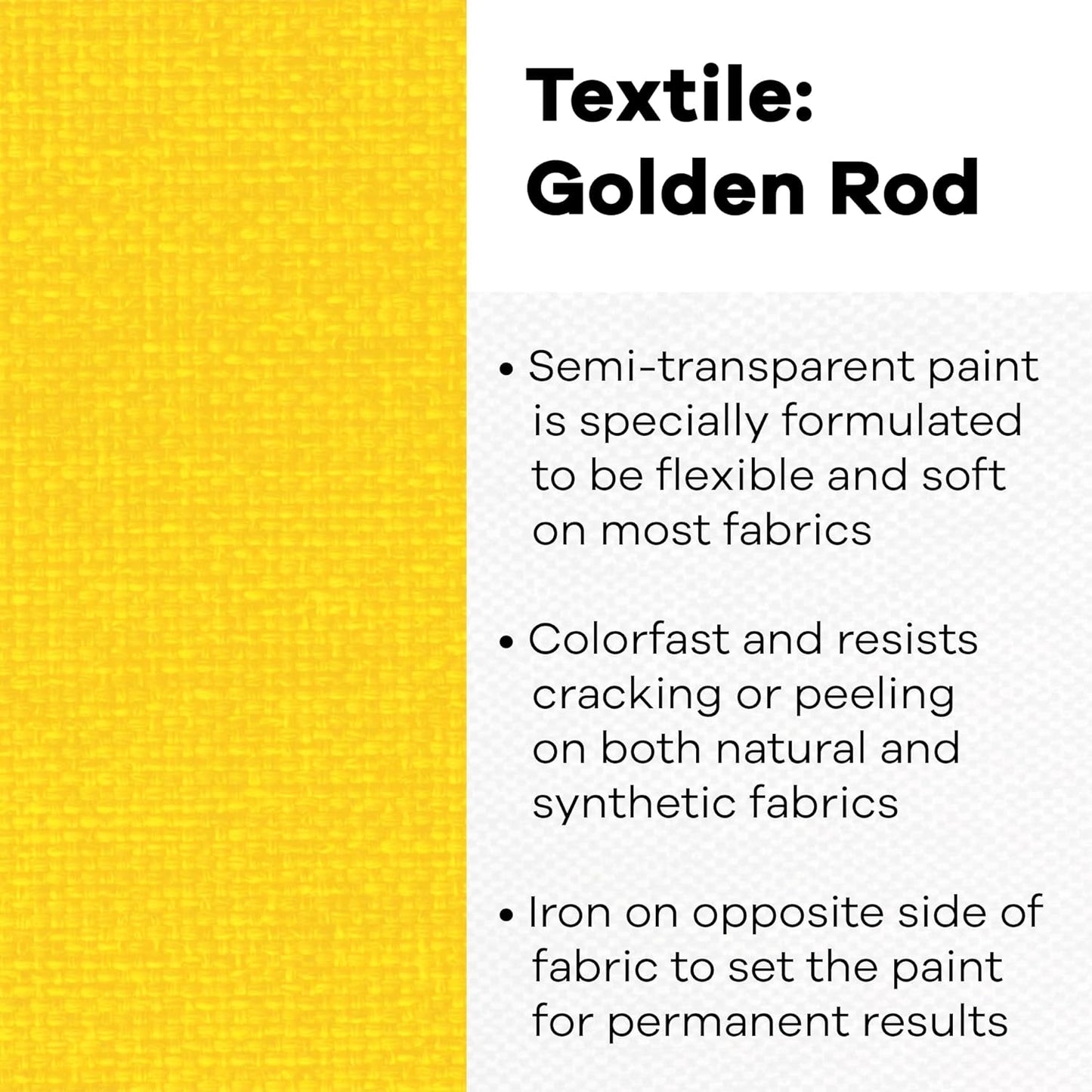 Jacquard Goldenrod Textile Color Paint