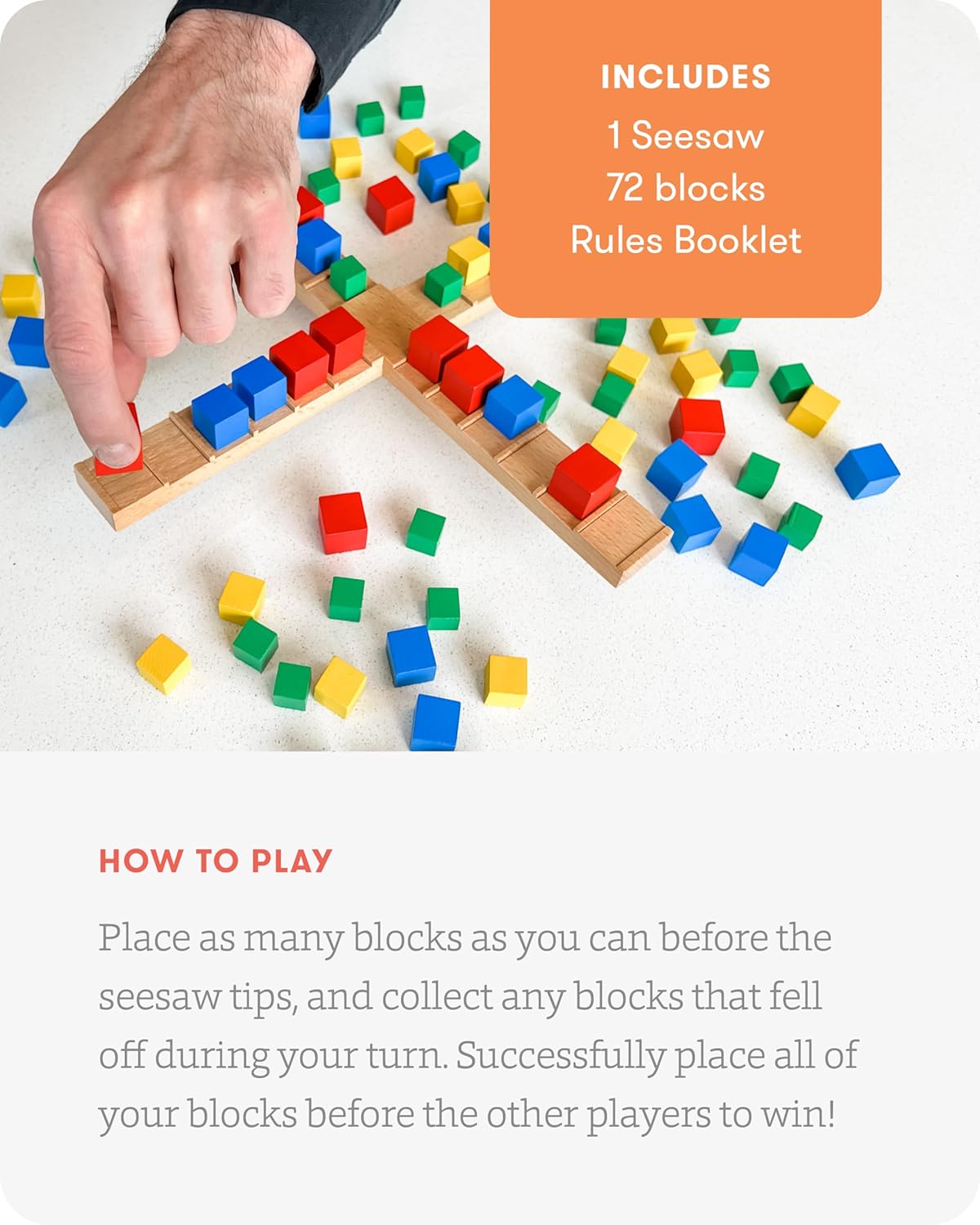 SimplyFun Kilter -The Educational Game of Levers & Motion - Irresistible Game & Hilarious Family Fun with an Introduction to Physics & Predicting Outcomes - Kids Game - 2 to 4 Players - Ages 8 & Up