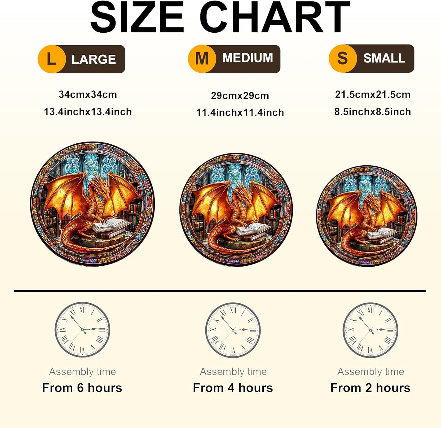 Wooden Puzzles for Adults, Dragon Wooden Puzzle,Magic Wooden Jigsaw Puzzles, Gifts for Family or Friends for Any Holiday.(8.5 * 8.5 in 100pcs)