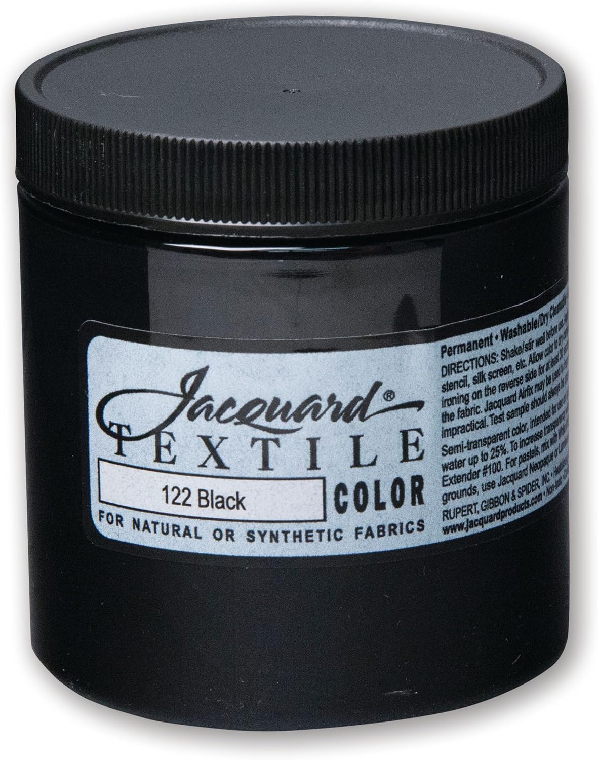 Jacquard Textile Paint 8 Oz Black