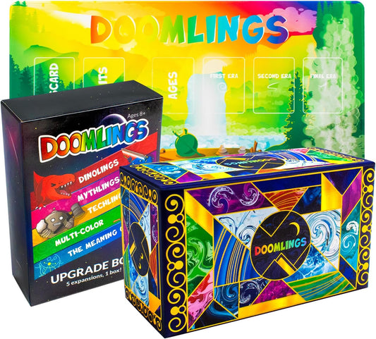 Doomlings - A Delightful Card Game for The End of The World - Best New Strategy Card Game for Kids, Adults & Teens | 2-6 Players | Perfect for Families and Travel | Easy to Learn (Deluxe Edition)