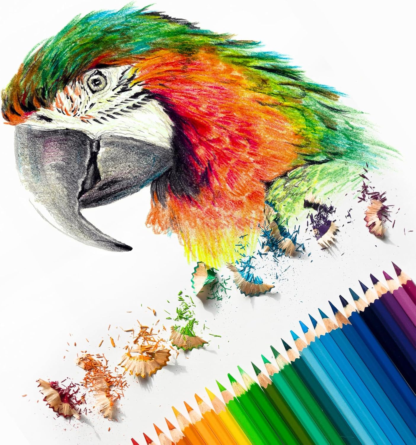 PATIKIL Watercolor Pencil, 6Pcs Water Soluble Pencils for Blending, Coloring, Sketch Drawing, Painting, Green Yellow