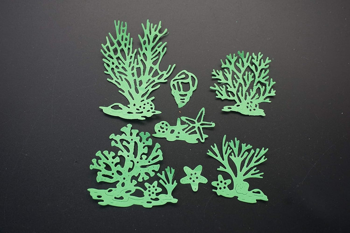 Metal Beach Shell Starfish Conch Coral Cutting Dies, Ocean Life Die Cuts Embossing Stencils Template Mould for Card Scrapbooking and DIY Craft