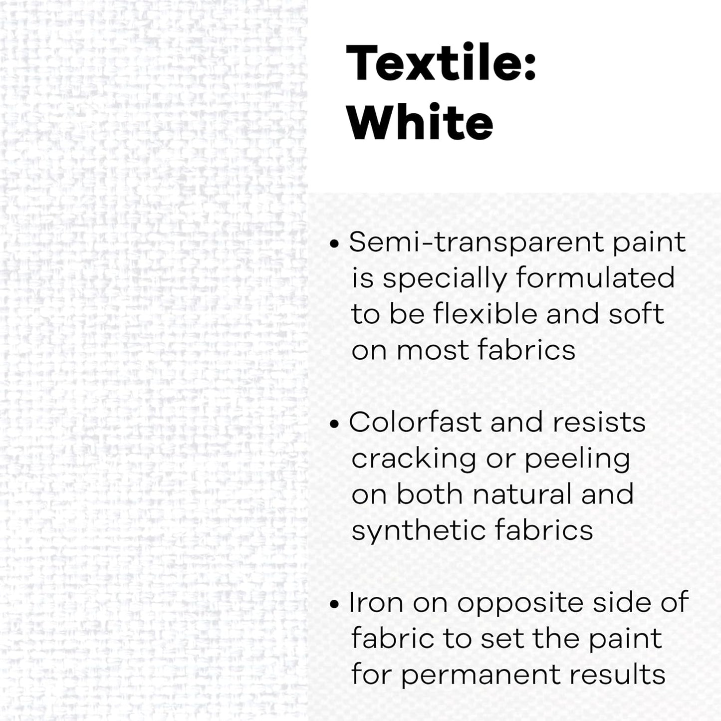 Jacquard Fabric 8oz Color White for Clothes, Furniture Upholstery, Shoes or Tote Bags – Indoor & Outdoor