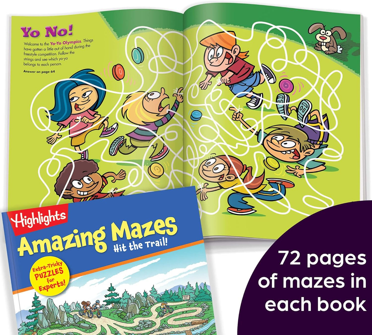 Highlights for Children Amazing Mazes Expert Maze Books for Kids Ages 6 and Up, 144 Pages, 2-Pack of Activity Books for Kids, Screen Free Fun and Challenging Mazes