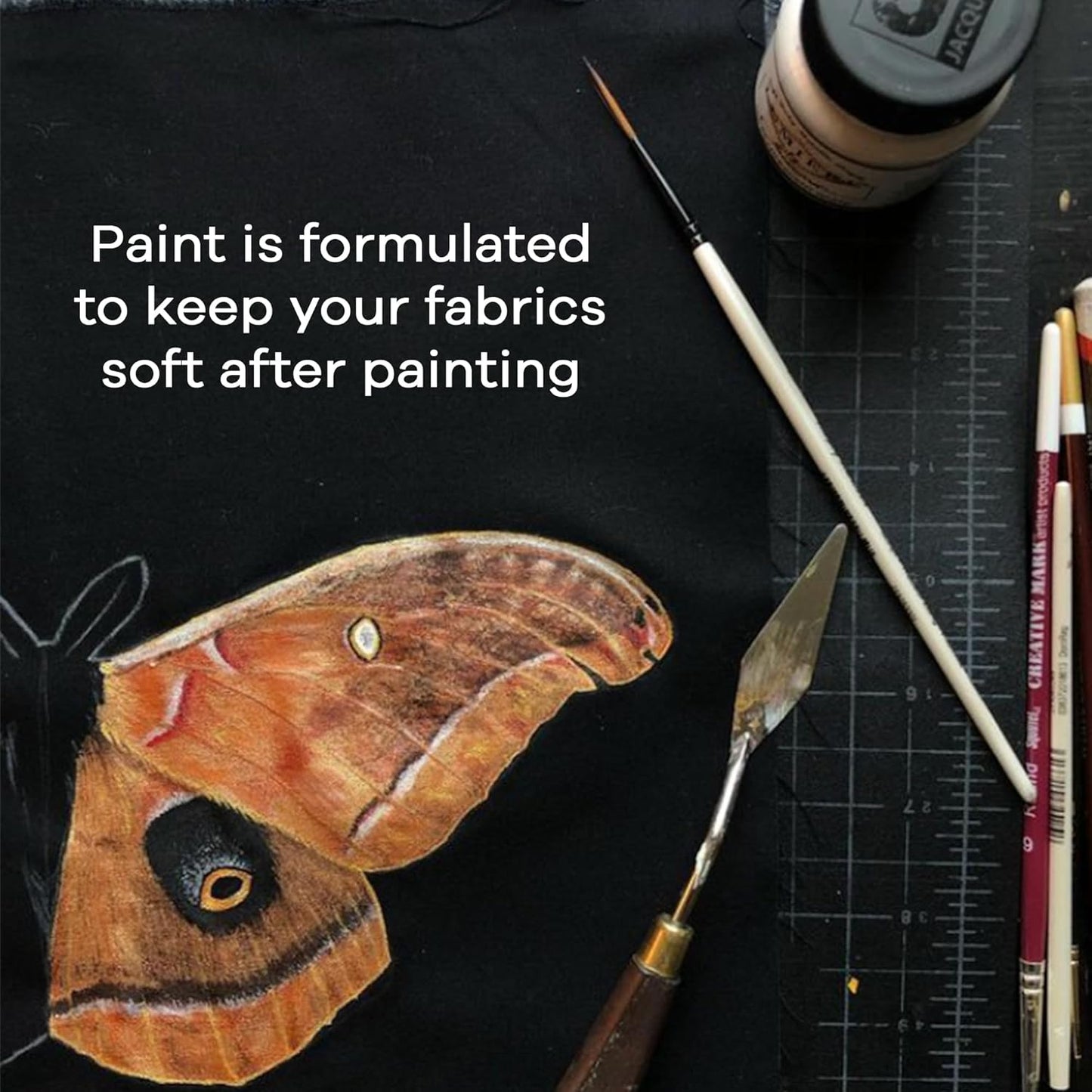 Jacquard Textile Paint 8 Oz Black