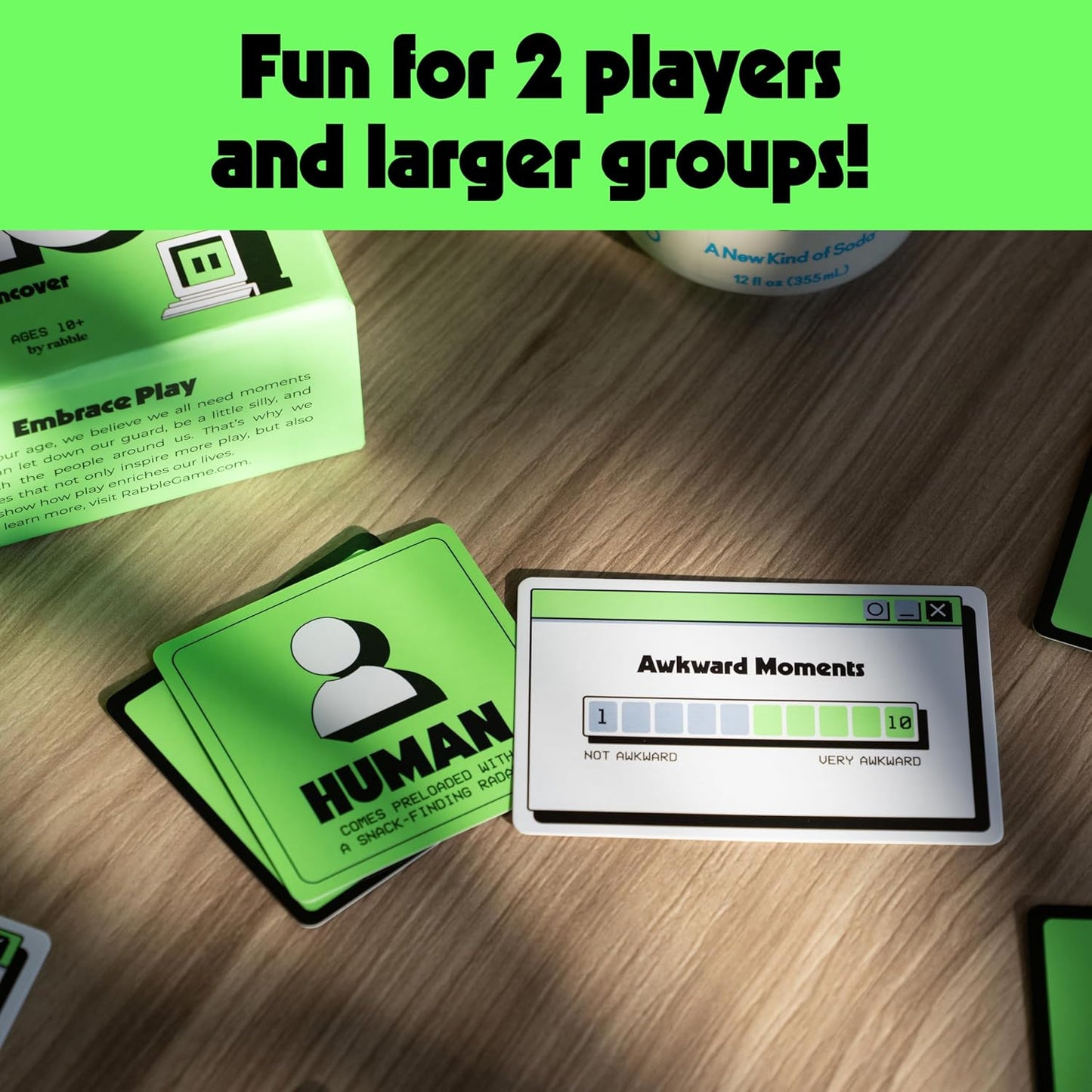 Rabble Bot or Not - A Game to Uncover The Robot | 2-8 Players, Party Games, Family, Teens, Adults, 2 Player Games, Board Games, Card Games