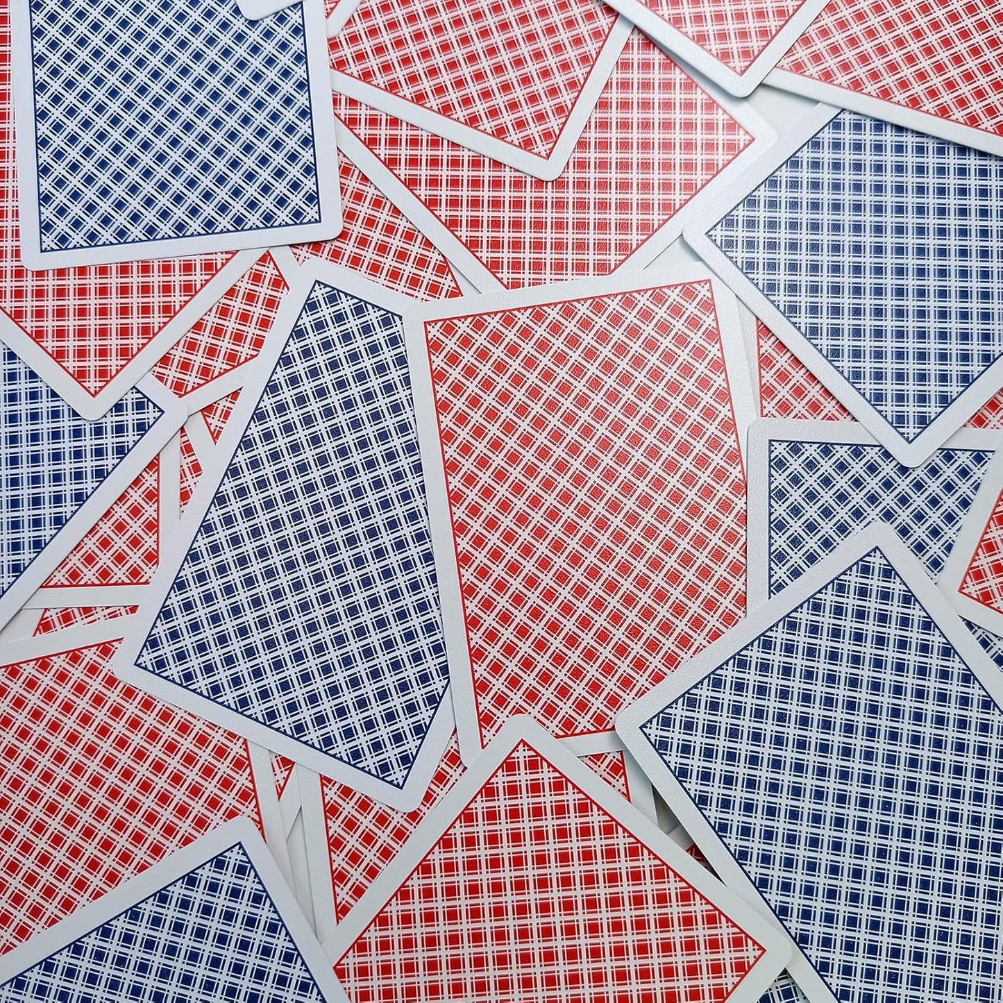 Plastic Playing Cards, Poker Size, Casino Quality, Jumbo Index, Waterproof & Washable, Perfect for Texas Hold’em Poker, 1 Blue Deck & 1 Red Deck