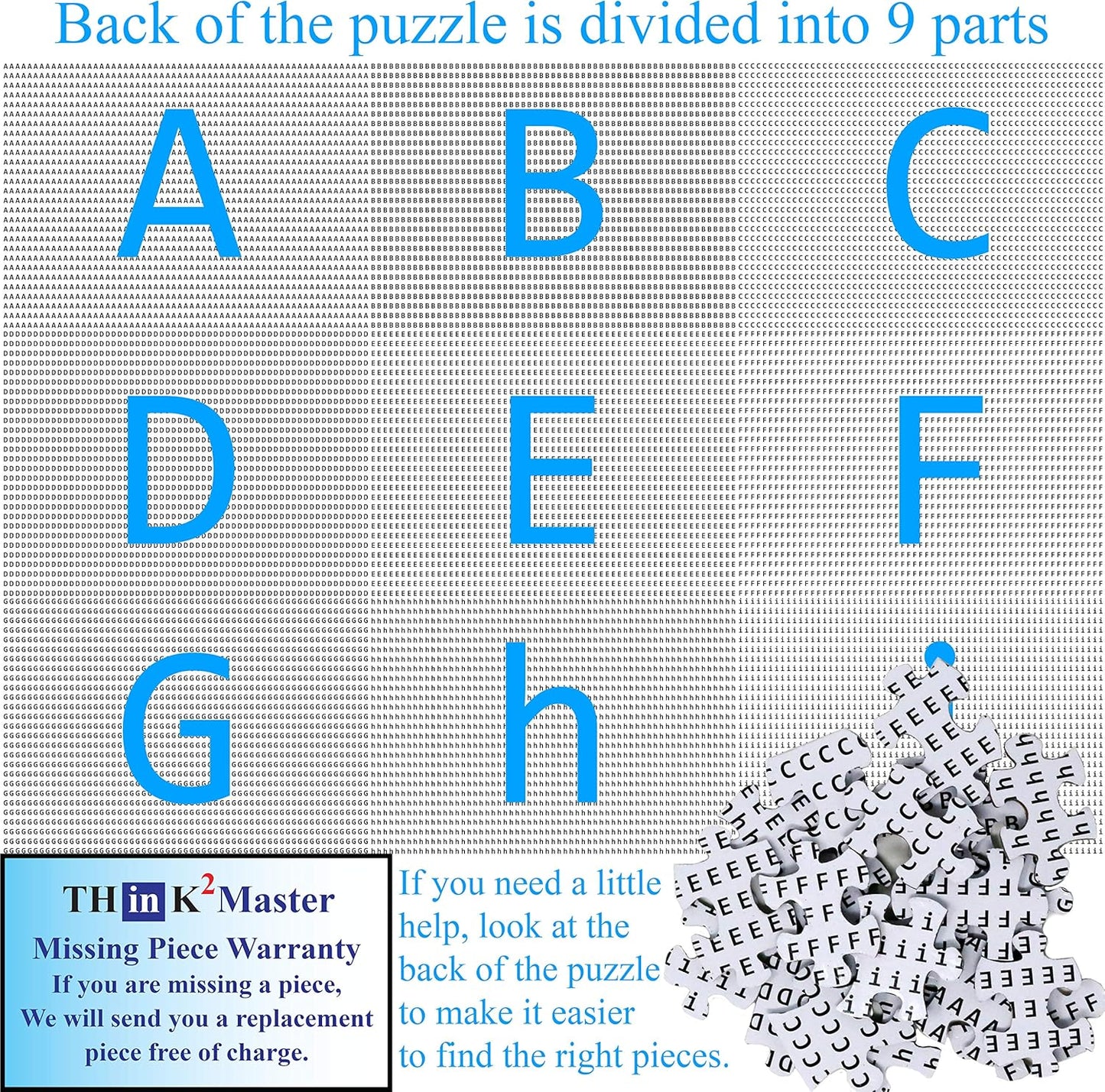 Think2Master Funny Cats 1000 Pieces Jigsaw Puzzle Featuring heartwarming Kittens and Cats. Fun for Teens, Seniors & Families. Great Gift for Kids Ages 13+ Size: 26.8” x 18.9”