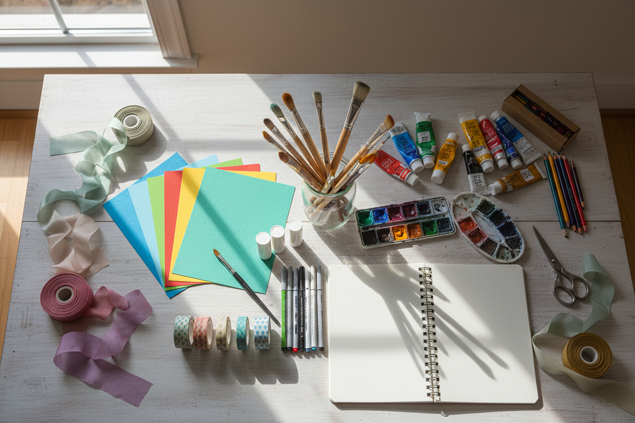 Arts & Crafts Supplies (make it real photo)